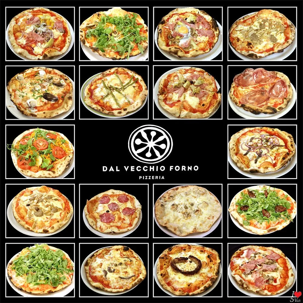 Selezione di pizze Dal Vecchio Forno