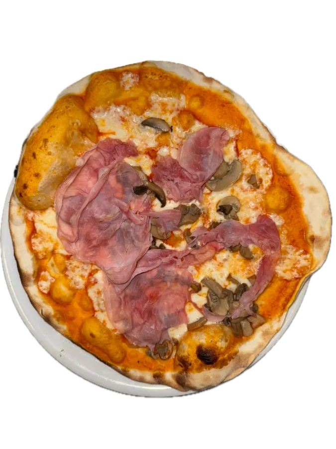Pizza Prosciutto e Funghi