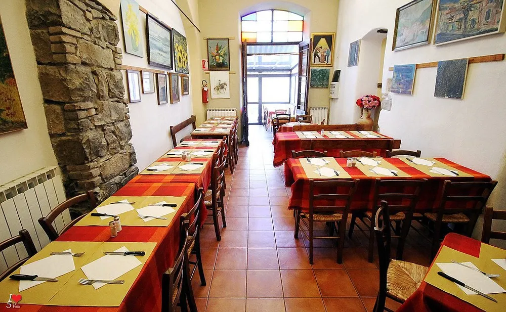 Sala eventi della pizzeria